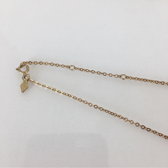 Vintage Sarah Coventry Signed Necklace Gold Tone Spikes And Chain Link Retro - Picture 7 of 8